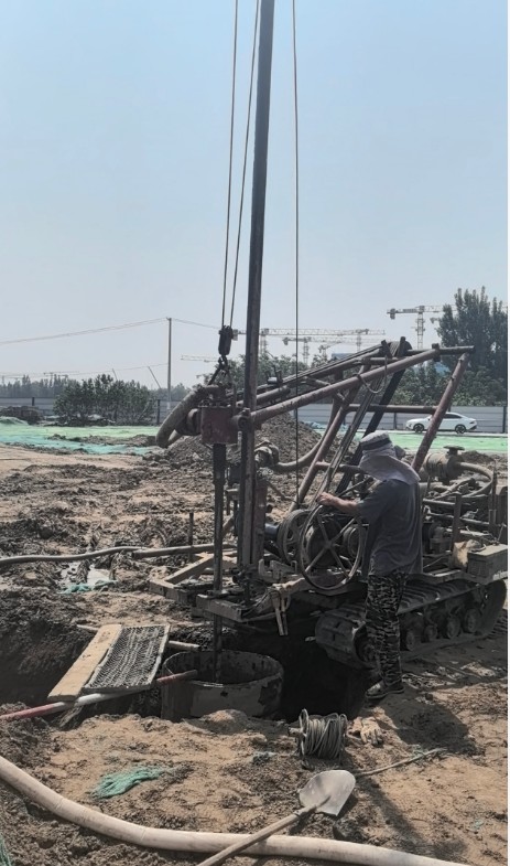 张家口怀来县工地打井